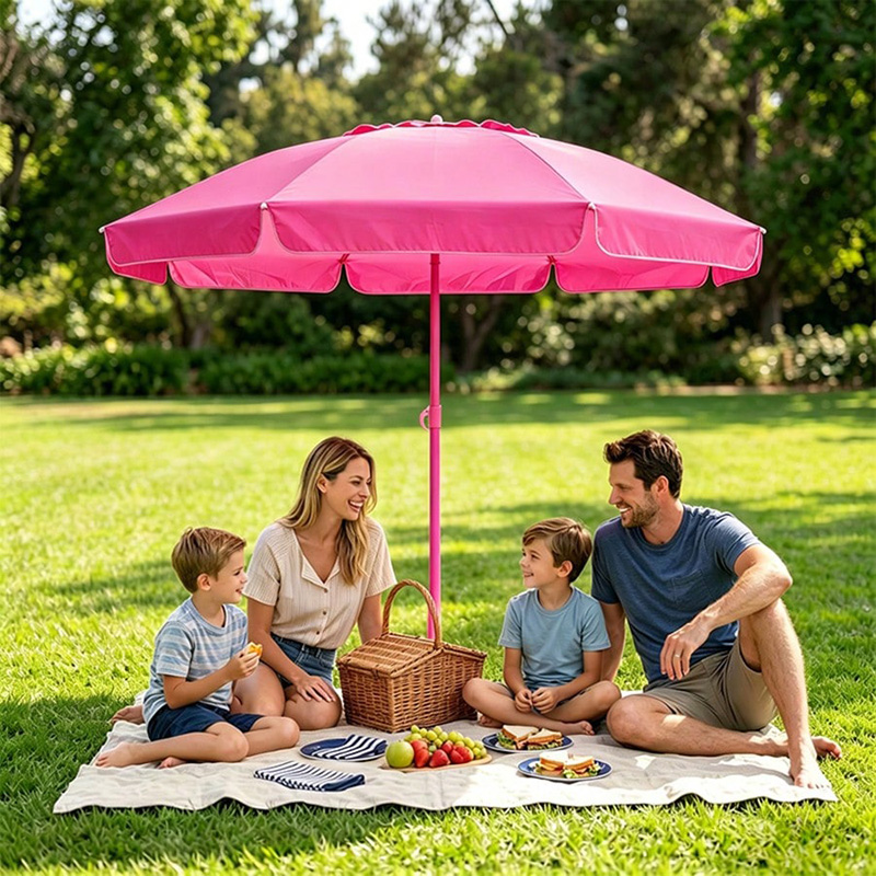 Outdoor Furniture Sunbrella - Beach Umbrella Heavy Duty Wind Resistant
