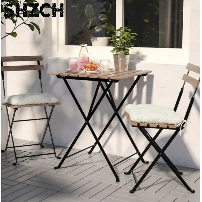 Outdoor Furniture Shop - Garden Balcony Outdoor Table Iron Folding