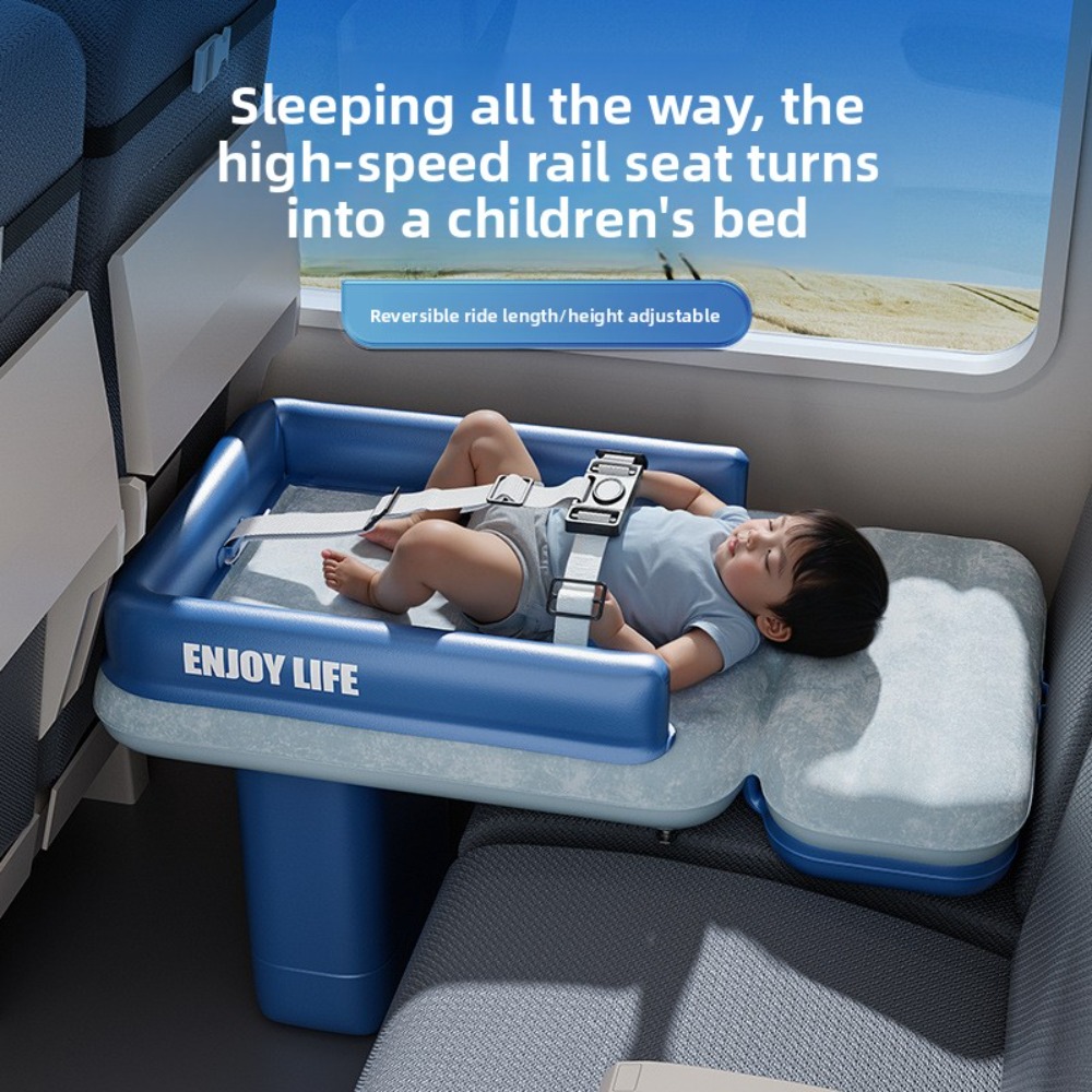 Outdoor Furniture Nearby - Inflatable Toddler Airplane Bed & Car