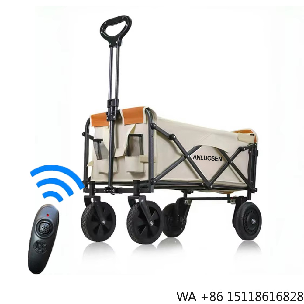 Outdoor Furniture Shop - Electric Camping Wagon Cart Foldable 2000mAh