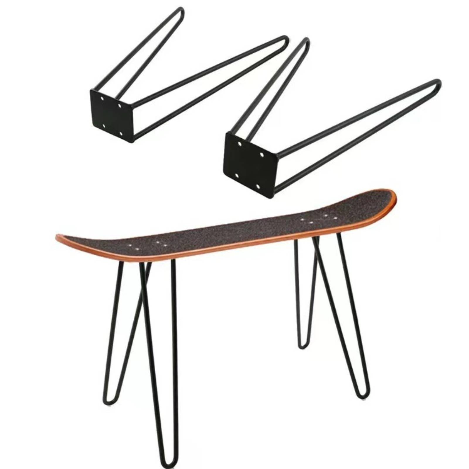 Outdoor Furniture Legs - Hairpin Table Leg Bracket Included Screws
