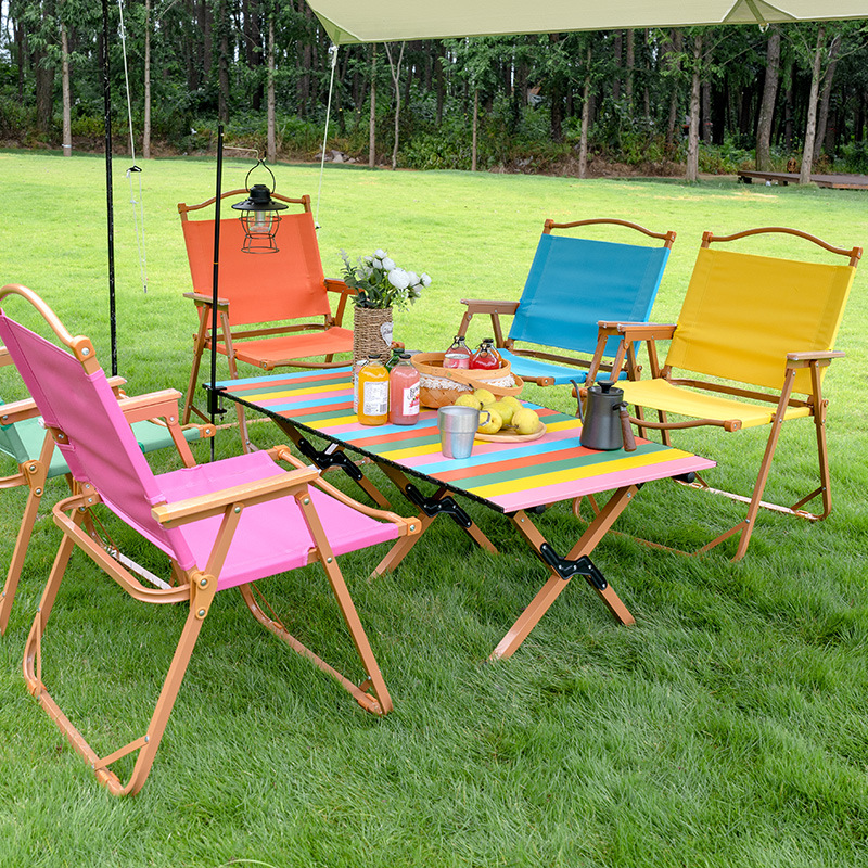 Outdoor Furniture Vendors - Colorful Kermit Chair, Outdoor Folding Table