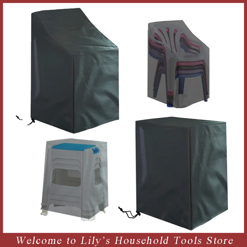 Outdoor Furniture Sunbrella - Stacked Chair Dust Cover Outdoor Garden