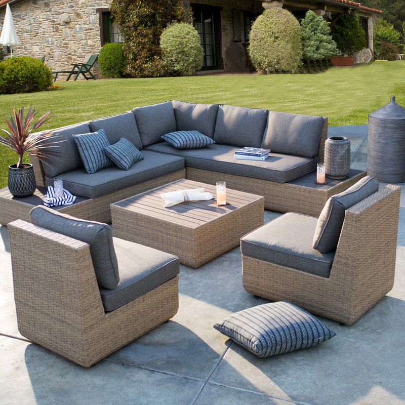 Outdoor Furniture Metal Chairs - Outdoor Sofa Courtyard Rattan Garden Hotel