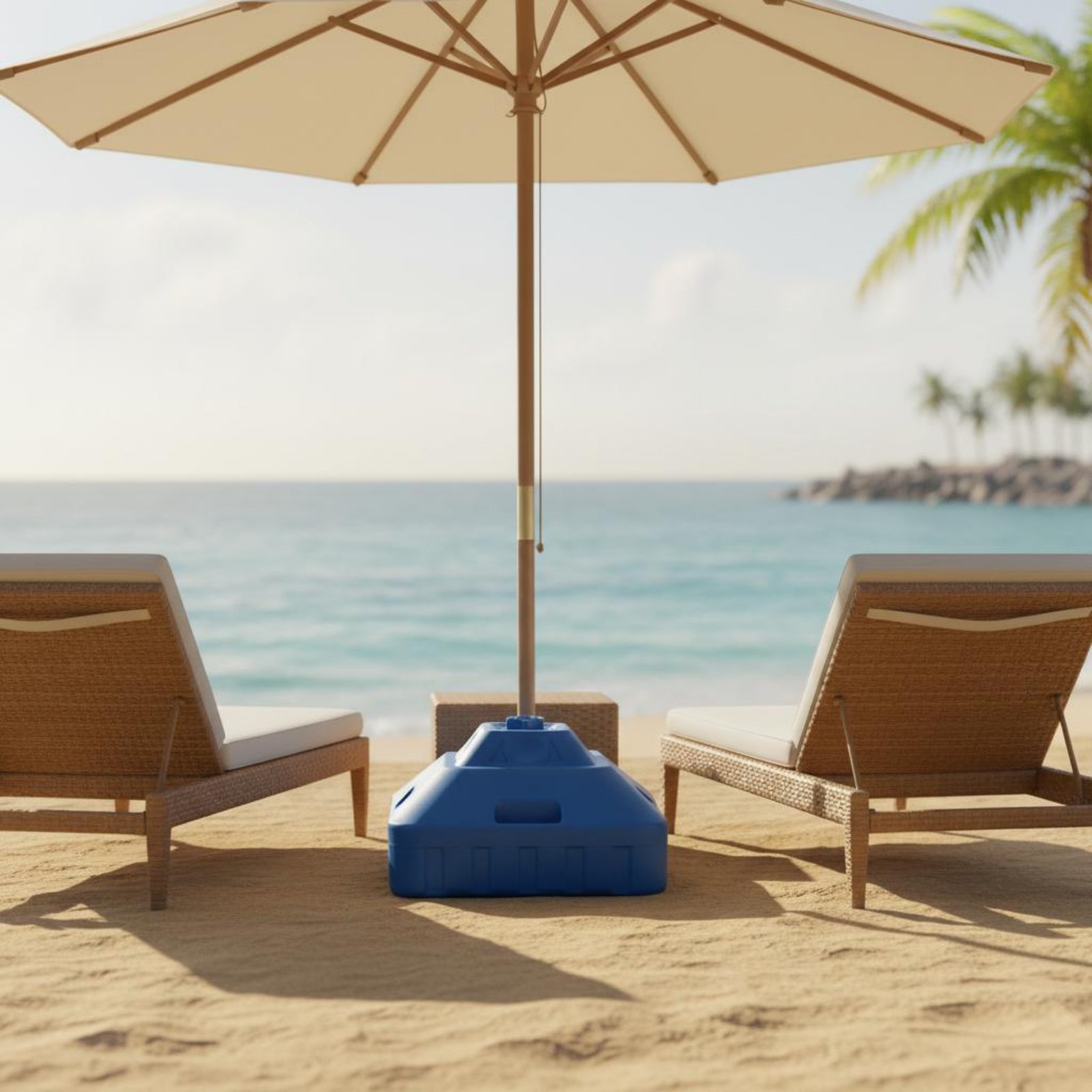 Outdoor Furniture Vendors - Water Fill Umbrella Base Stable Sun