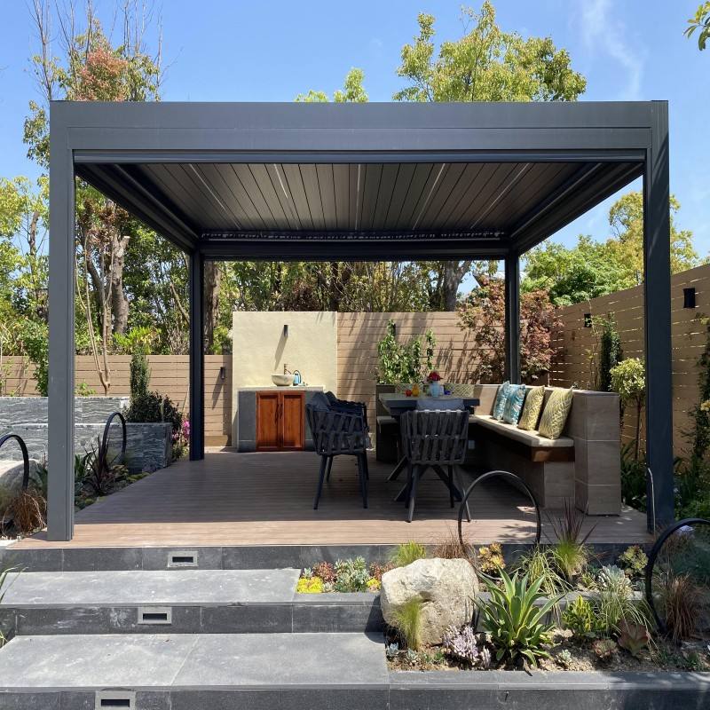 Luxurious Powder Coated Anti R - đánh giá và giá Outdoor Furniture Gazebo