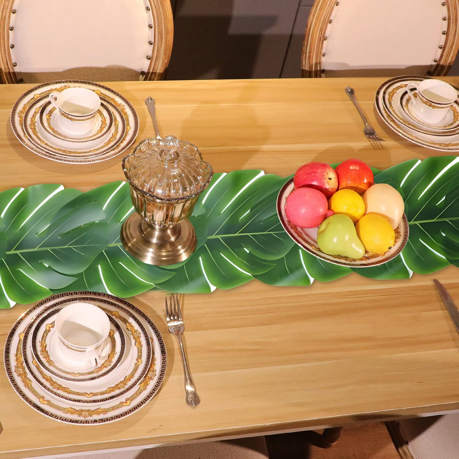 Tropical Monstera Leaf Table R - đánh giá và giá Outdoor Furniture Green