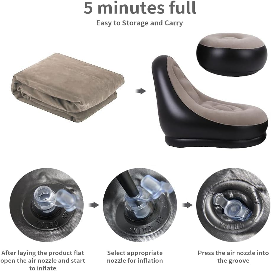 2Pcs Lazy Sofa Inflatable Chai - đánh giá và giá Outdoor Furniture Polywood