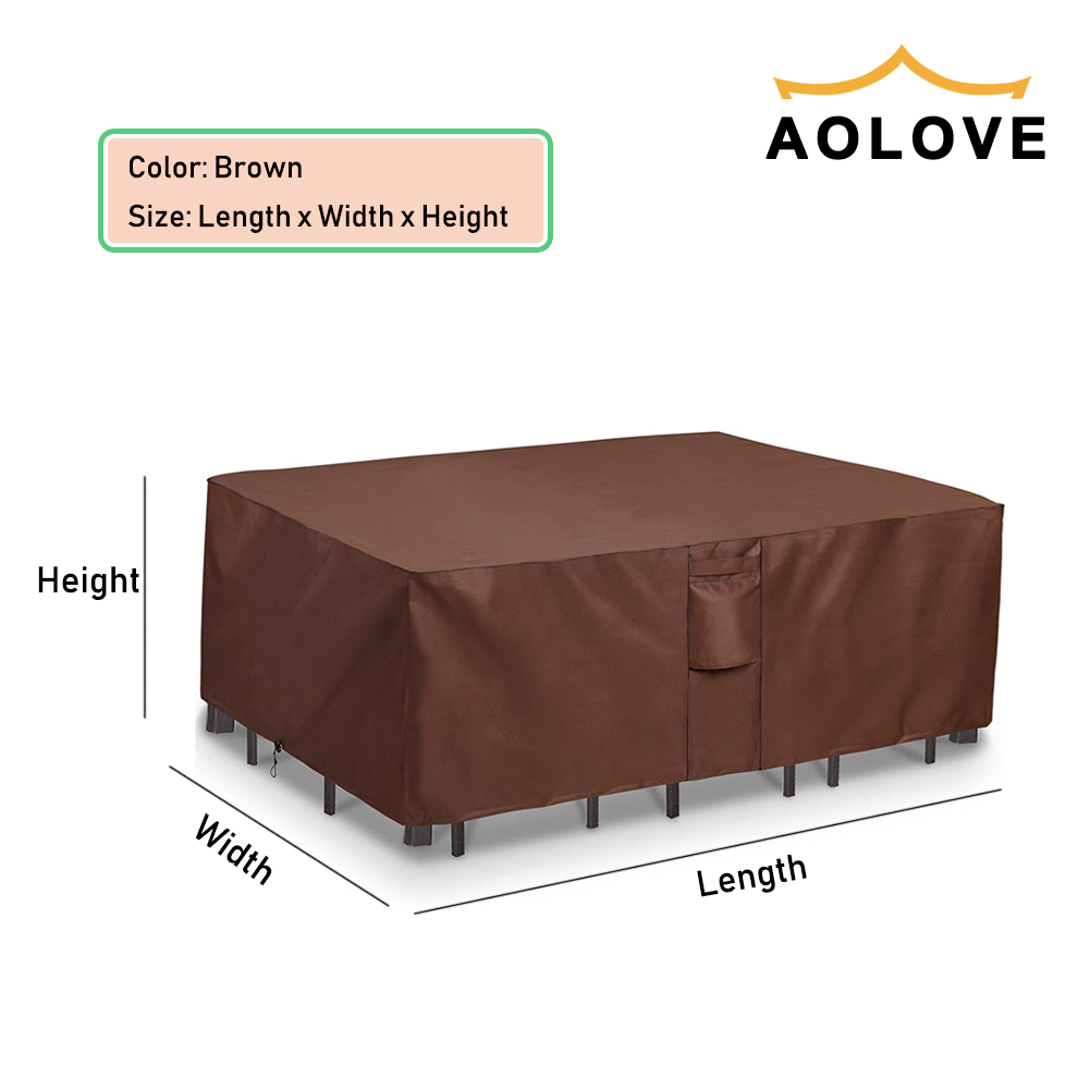 Brown 420D HEAVY DUTY Outdoor  - đánh giá và giá Outdoor Furniture Sunbrella