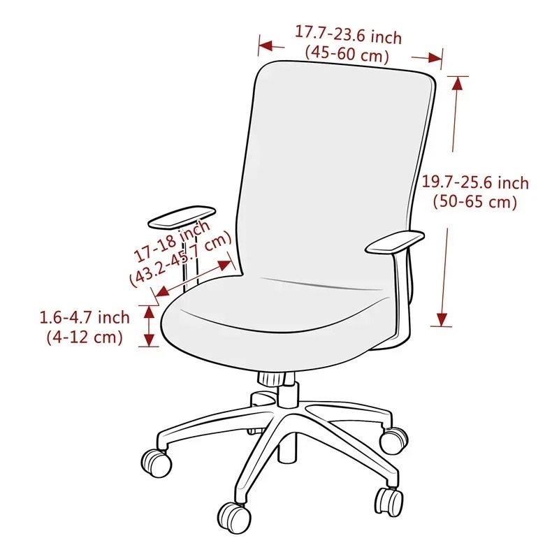 1PC Solid Color Office Chair C - đánh giá và giá Outdoor Furniture Cover Xl