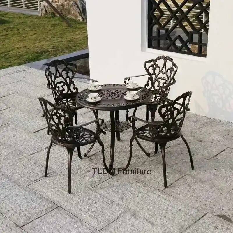 Urniture Set Outdoor Leisure C - đánh giá và giá Outdoor Furniture Metal Chairs