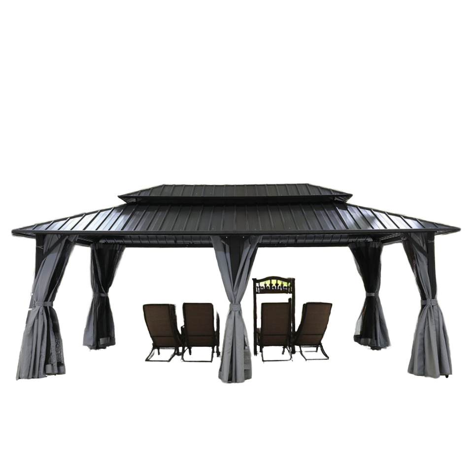 Outdoor Aluminum Frame Canopy  - đánh giá và giá Outdoor Furniture Gazebo