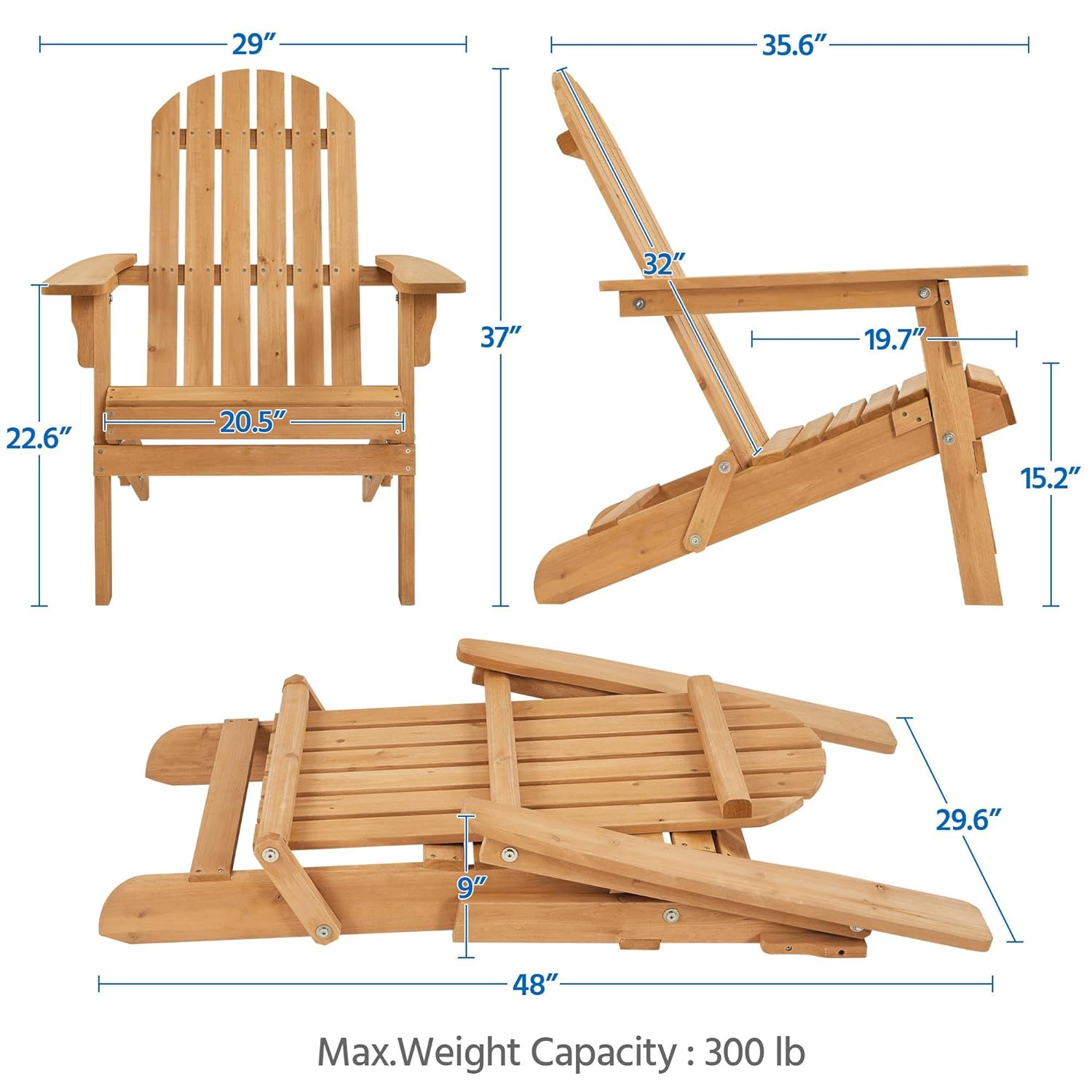 Folding Adirondack Chair Set o - đánh giá và giá Outdoor Furniture Metal Chairs