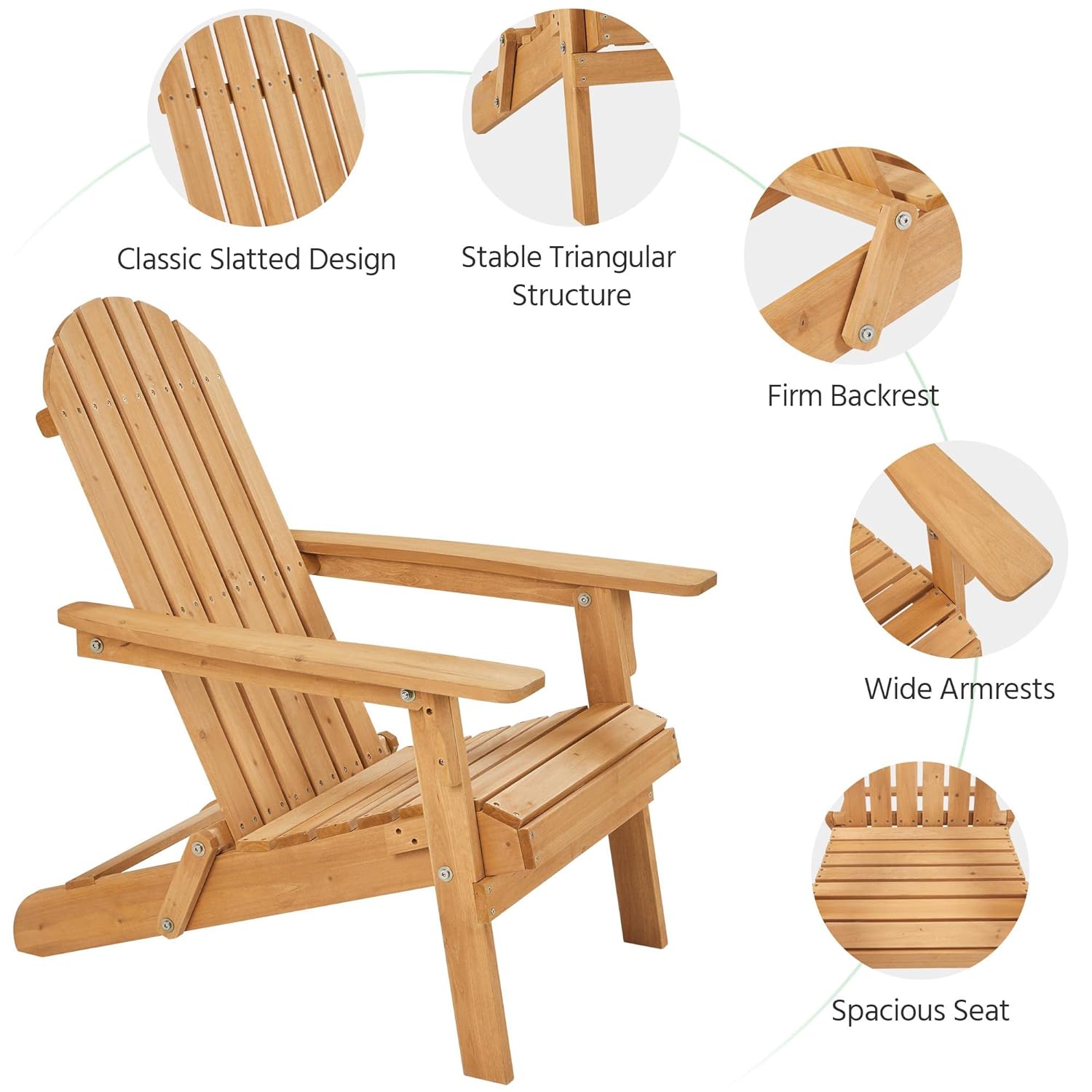 Folding Adirondack Chair Set o - đánh giá và giá Outdoor Furniture Metal Chairs