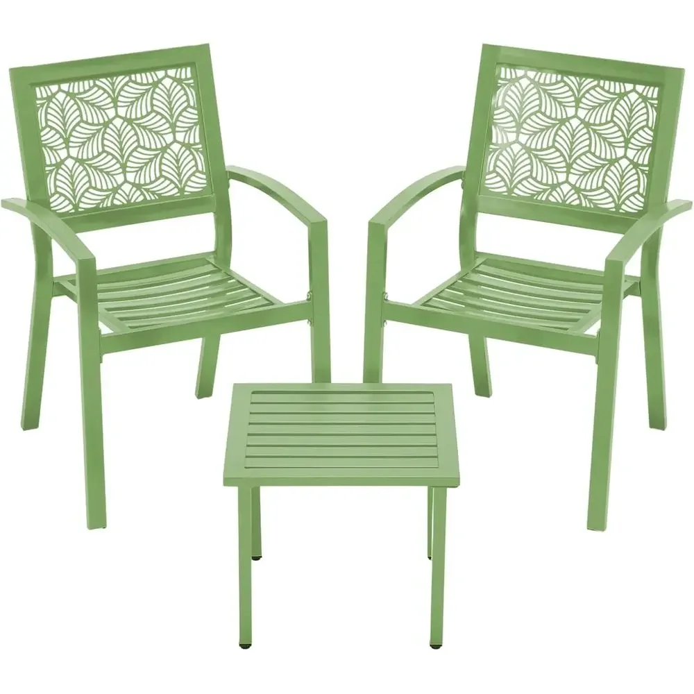 3-Piece Outdoor Bistro Set, St - đánh giá và giá Outdoor Furniture Green
