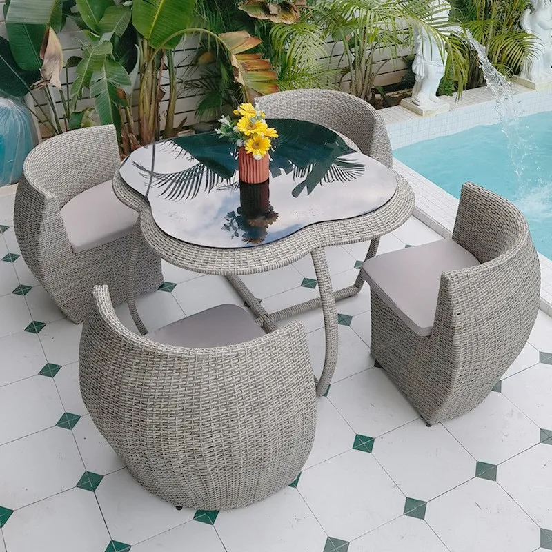 DSA outdoor rattan table and c - đánh giá và giá Outdoor Furniture Store