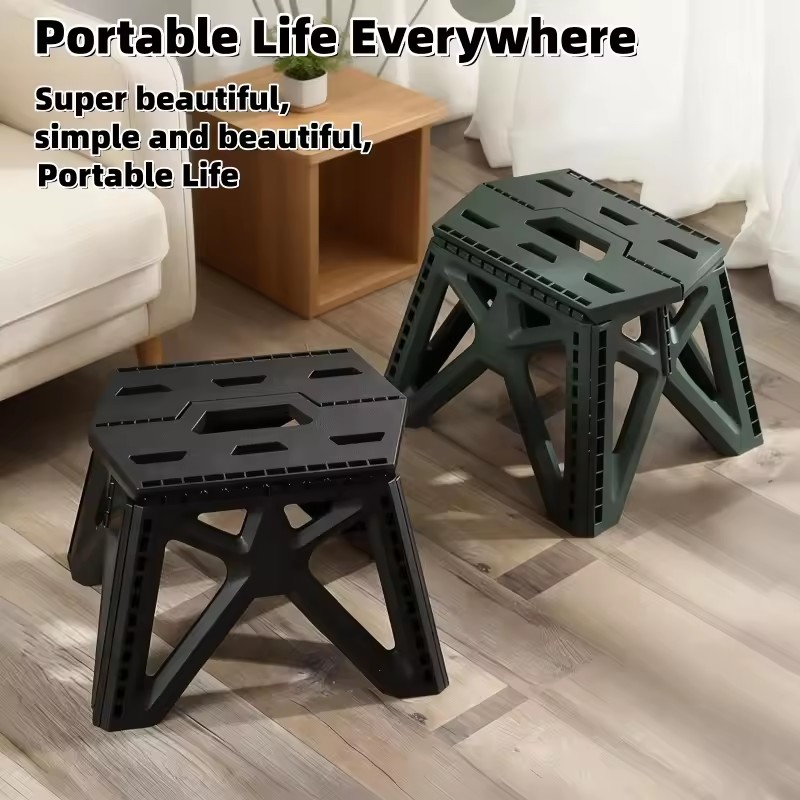 1 Pcs Folding Camp Stool Porta - đánh giá và giá Outdoor Furniture Polywood