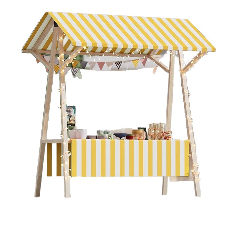 Portable wooden market stall d - đánh giá và giá Outdoor Furniture Vendors