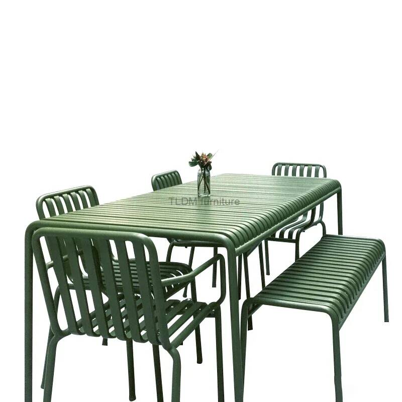 Modern Minimalist Leisure Cour - đánh giá và giá Outdoor Furniture Green