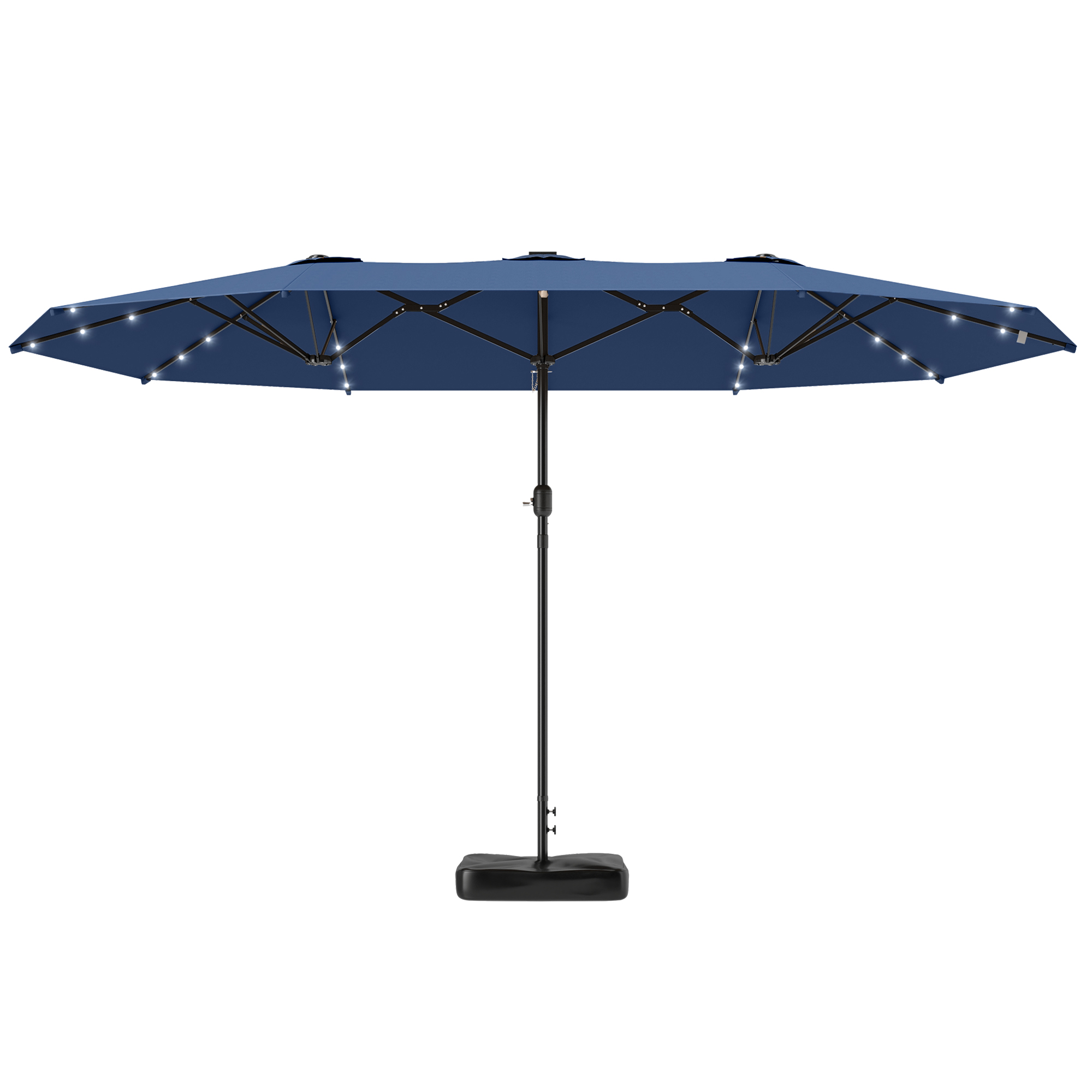 Double-Sided Sun Umbrella, Out - đánh giá và giá Outdoor Furniture Sunbrella