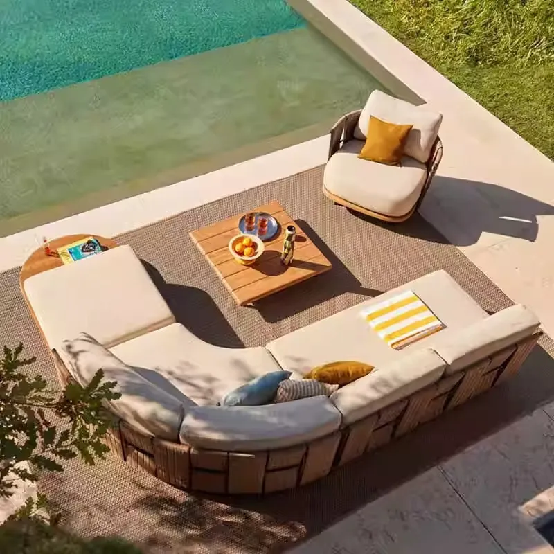 Nordic outdoor rattan sofa vil - đánh giá và giá Outdoor Furniture Design
