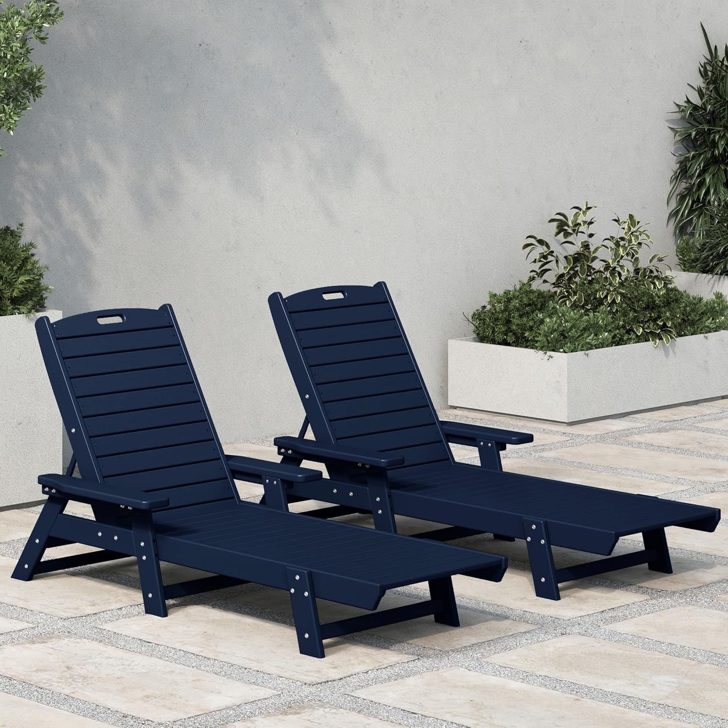 Malibu Poly Reclining Chaise L - đánh giá và giá Outdoor Furniture Polywood