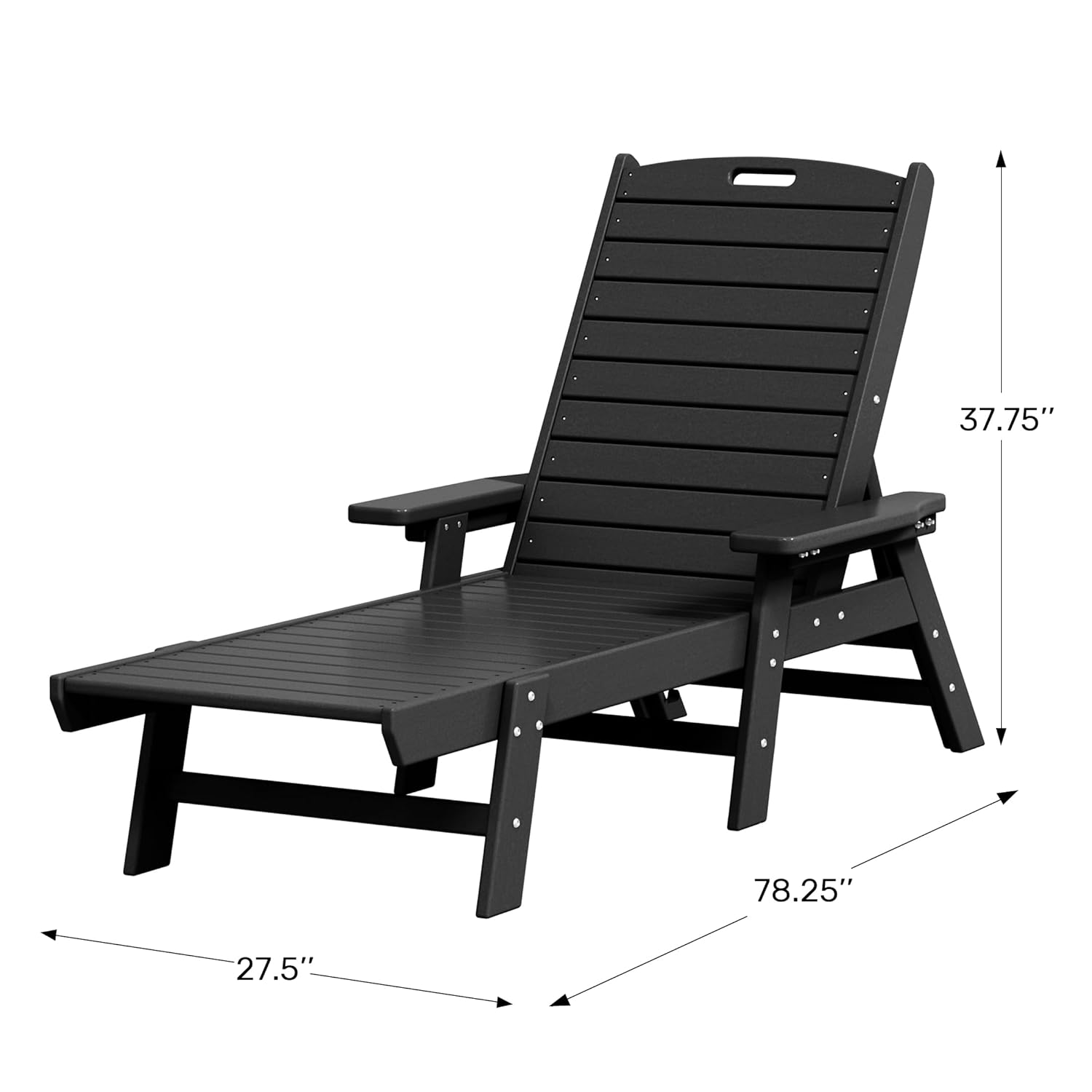 Malibu Poly Reclining Chaise L - đánh giá và giá Outdoor Furniture Polywood