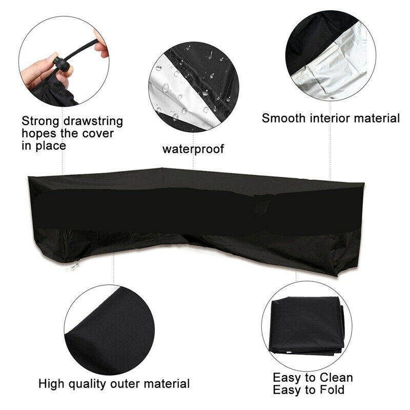 L Shape Furniture Waterproof C - đánh giá và giá Outdoor Furniture Cover Xl