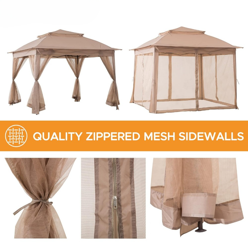 Modern 11x11 Ft. Pop-Up Instan - đánh giá và giá Outdoor Furniture Gazebo