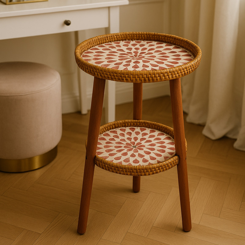 Double-Layer Rattan Coffee Tab - đánh giá và giá Outdoor Furniture Legs