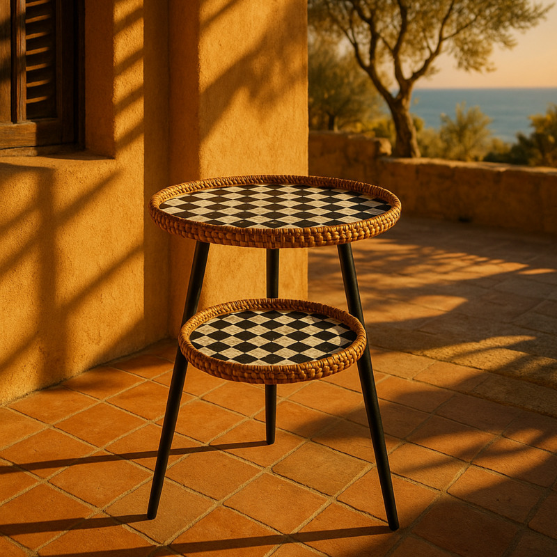 Double-Layer Rattan Coffee Tab - đánh giá và giá Outdoor Furniture Legs