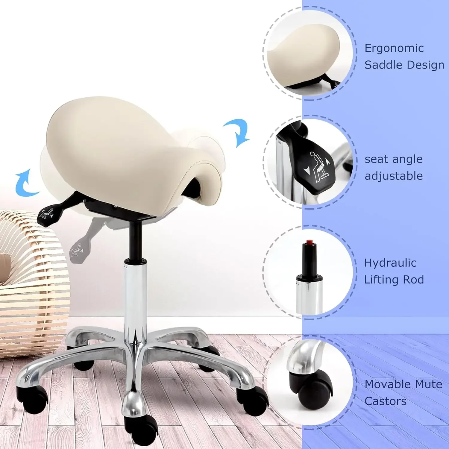 Saddle Chair - Adjustable Sadd - đánh giá và giá Outdoor Furniture Glides