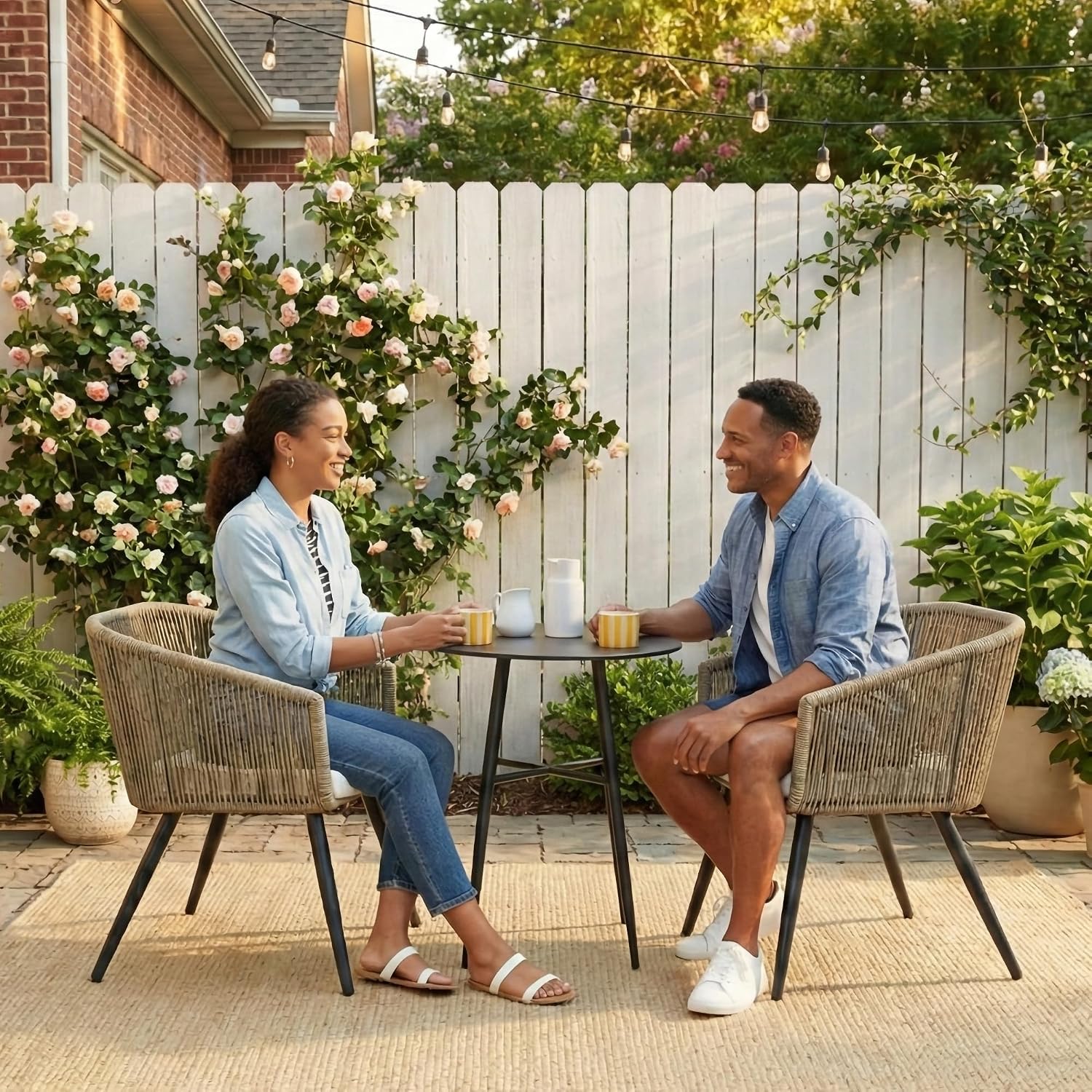 Outdoor Rattan Patio Dining Ch - đánh giá và giá Outdoor Furniture Metal Chairs