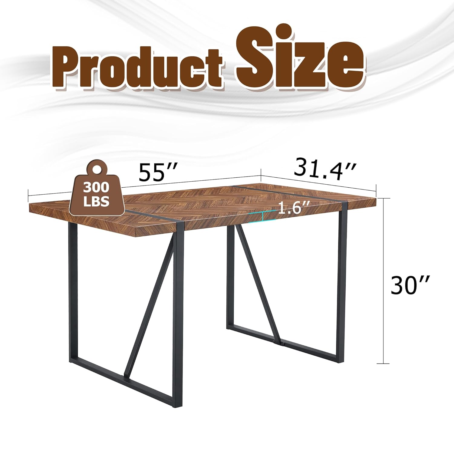 Retro Dining Table Dark Wood T - đánh giá và giá Outdoor Furniture Legs