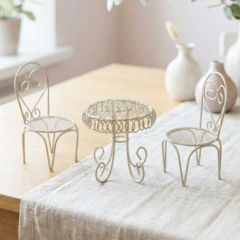 1/3Pcs Dollhouse Garden Displa - đánh giá và giá Outdoor Furniture Design