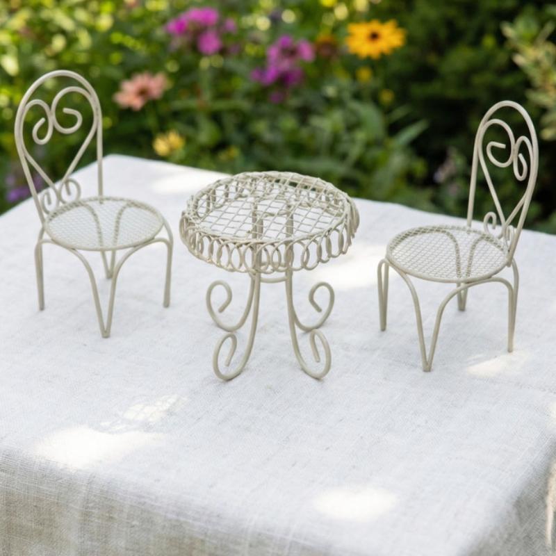 1/3Pcs Dollhouse Garden Displa - đánh giá và giá Outdoor Furniture Design