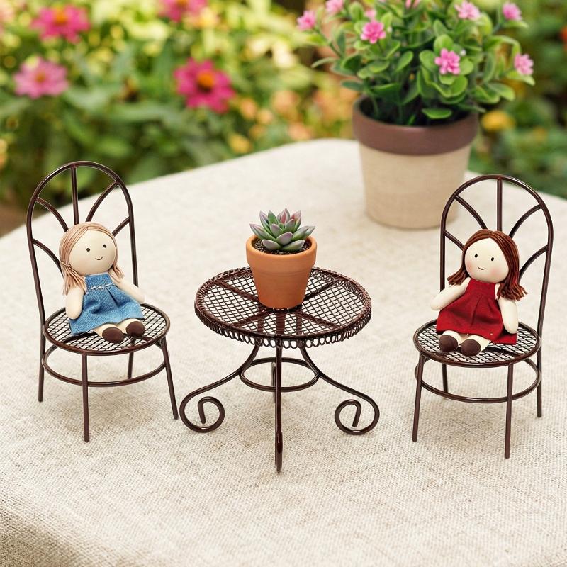 1/3Pcs Dollhouse Garden Displa - đánh giá và giá Outdoor Furniture Design