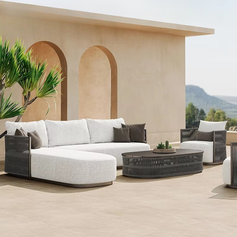 Patio Set Garden Pool Rope Mod - đánh giá và giá Outdoor Furniture L Shape