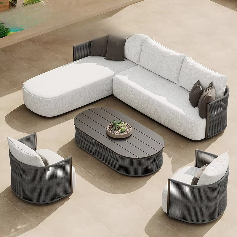 Patio Set Garden Pool Rope Mod - đánh giá và giá Outdoor Furniture L Shape