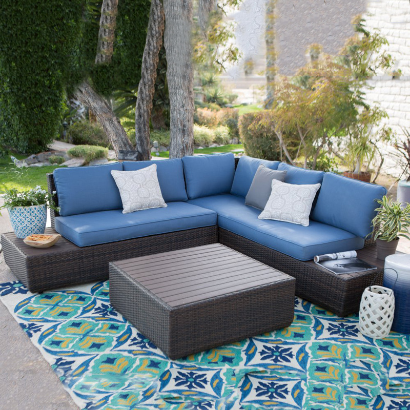 Outdoor Sofa Courtyard Rattan  - đánh giá và giá Outdoor Furniture Metal Chairs