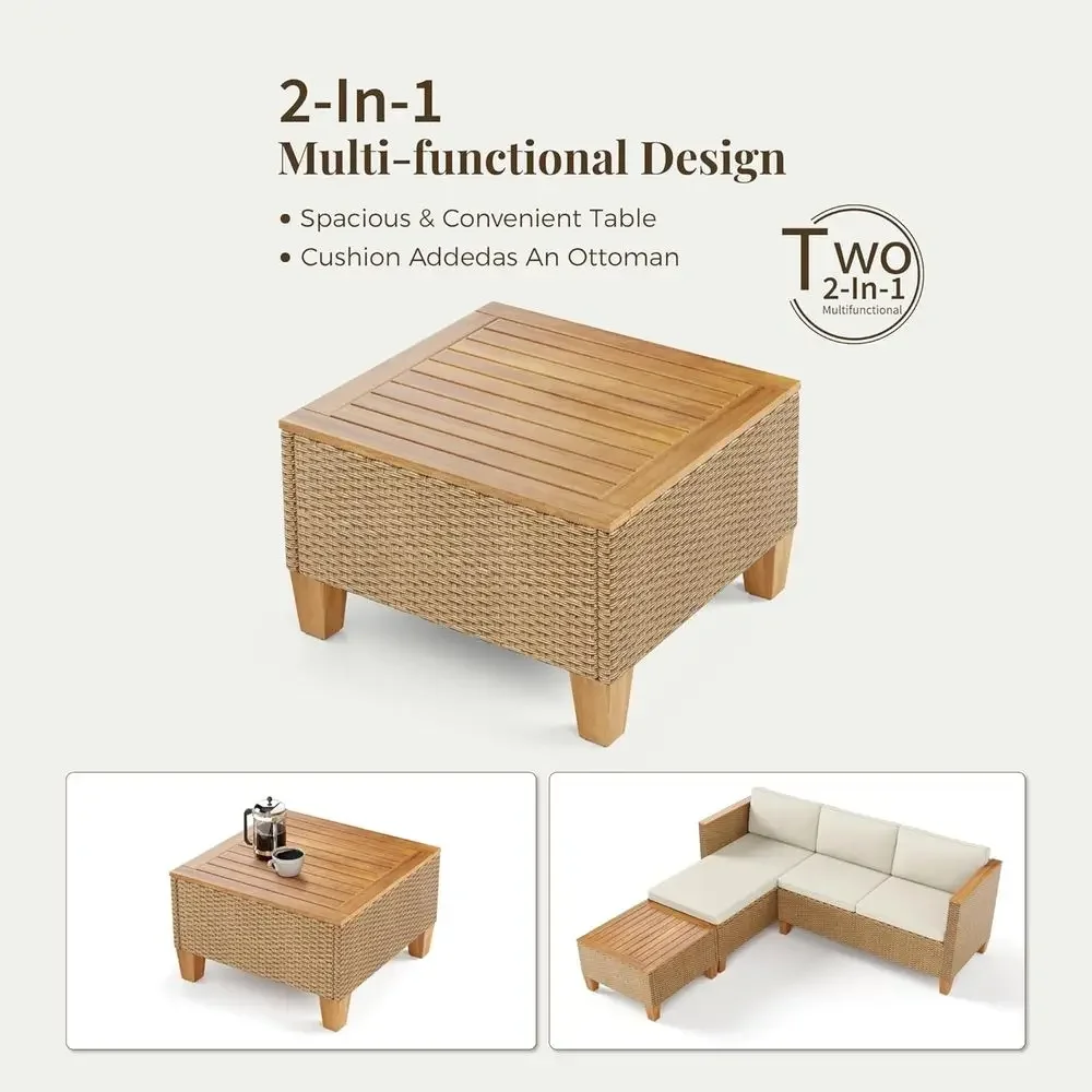 3-Piece Outdoor Patio Furnitur - đánh giá và giá Outdoor Furniture L Shape