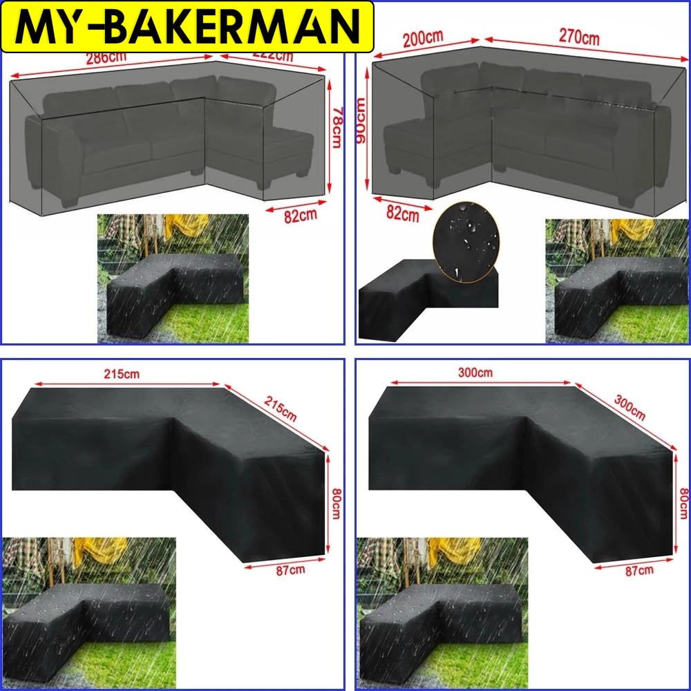L Shape Furniture Waterproof C - đánh giá và giá Outdoor Furniture Cover Xl