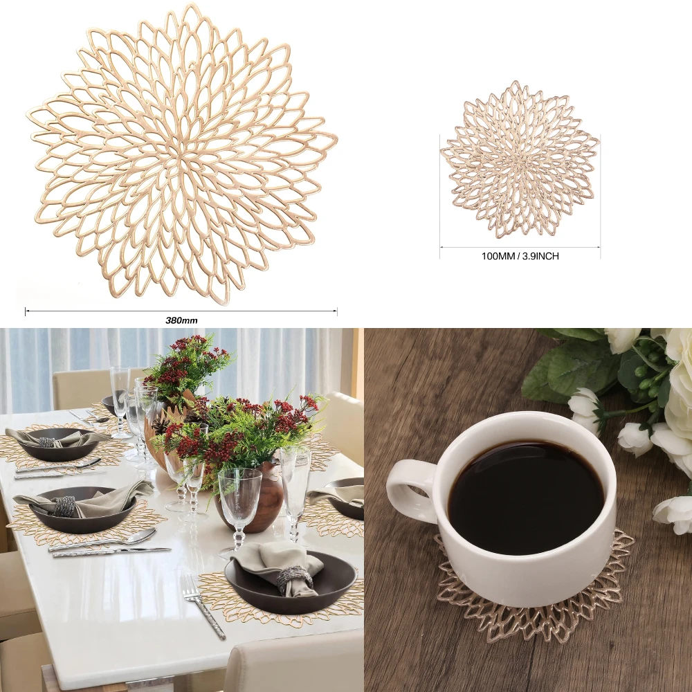 Set of 4 Metallic Placemats Se - đánh giá và giá Outdoor Furniture Design