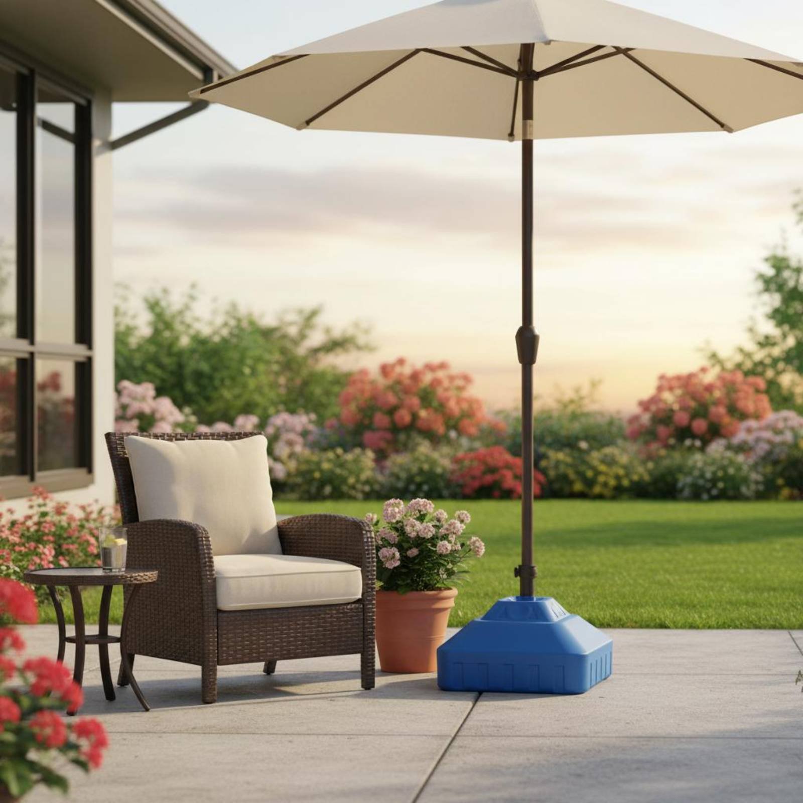 Water Fill Umbrella Base Stabl - đánh giá và giá Outdoor Furniture Vendors